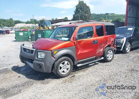 2003 Honda Element Ex from USA, damaged, VIN 5J6YH275X3L046229
